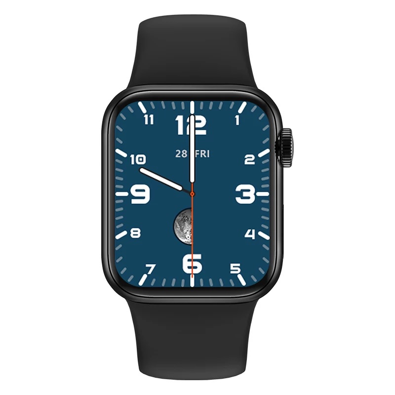 Best Online Shopping in Pakistan (OnlinePakistanStore.com) HW12 Smart Watch 40mm Full Screen With Rotating Key Heart Rate Monitor Fitness Tracker BT Make Calls -BLACK