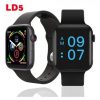 LD5 Smart Watch Heart Rate Monitor Fitness Tracker BT Make Calls -Black