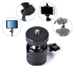 1/4 inch Metal Mini Ball Head Flash Bracket Holder Screw For Camera Tripod Hot Shoe