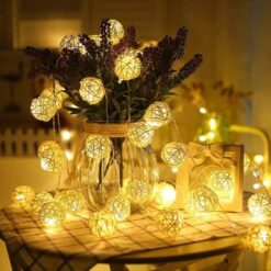 10 LED Metal Wire Ball String Light Fairy Lights For Bedroom and Wedding