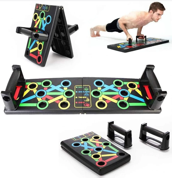 Best Online Shopping in Pakistan (OnlinePakistanStore.com) 9 in 1 Push Up Rack Board Men Women Fitness Exercise Push-up Home Equipment