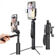 A21 Video Stabilizer Selfie Stick Tripod Gimbal Bluetooth Tripod Selfie Stick Fill Light for Mobile