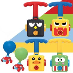Air Pressure Power Car Balloon Vehicle Educational Toy Gift Present for Children Kids – Multi Design