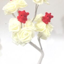 Bear Flower Lamp Tree Shape USB Port and Battery Powered Decorative Night Light
