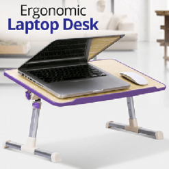 Comfort Ergonomic Laptop Desk, A8 – Purple