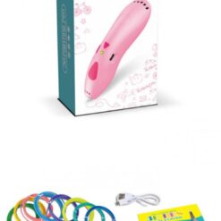 DIY Smart 3D Printing Pen LED Display Pen For Kids Drawing Design Best Gift For Kids Pigment 6 Color