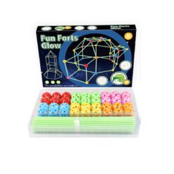 Fort Building Kit Age 5+ Construction Toy Kids Making Balls Glow In Dark