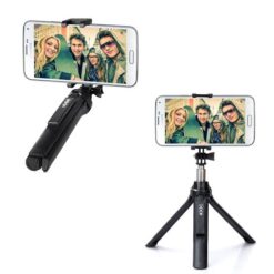 Gepro Selfie Stick Plus Mobile Tripod Stand With Bluetooth Remote – Black