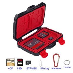 LYNCA KH-10 Waterproof Memory Card Storage Case for CF/SD/Micro SD Cards