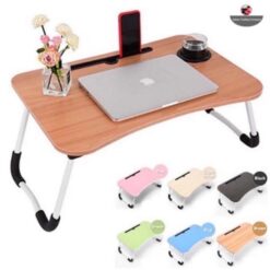 Multi-Functional Bed Side Laptop Table For Breakfast Reading Study Cup & Tablet