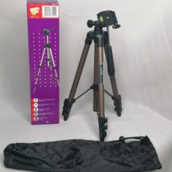 Original High Quality Metal Tripod Stand 3110 – Camera & Mobile Photography With Mobile Clip – Matal