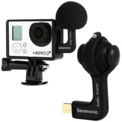 Saramonic G-Mic Gopro Mic Accessories Mini Dual Stereo Ball Professional Microphone for Gopro Hero4
