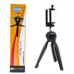 Yunteng YT-228 – Mini Tripod With Mobile Clip – Black