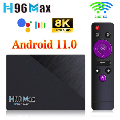 Buy Online Smart Box H96MAX 8gb+64gb Quad Core 4k Ulta Hd 11.0v Price In Pakistan